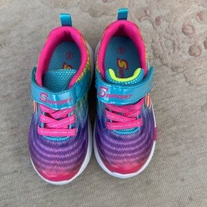 Skechers Sport rainbow sneakers toddler size 9
